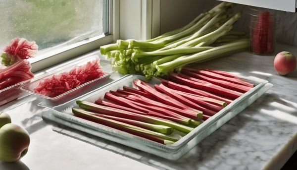 Congeler de la rhubarbe pour votre cuisine de saison